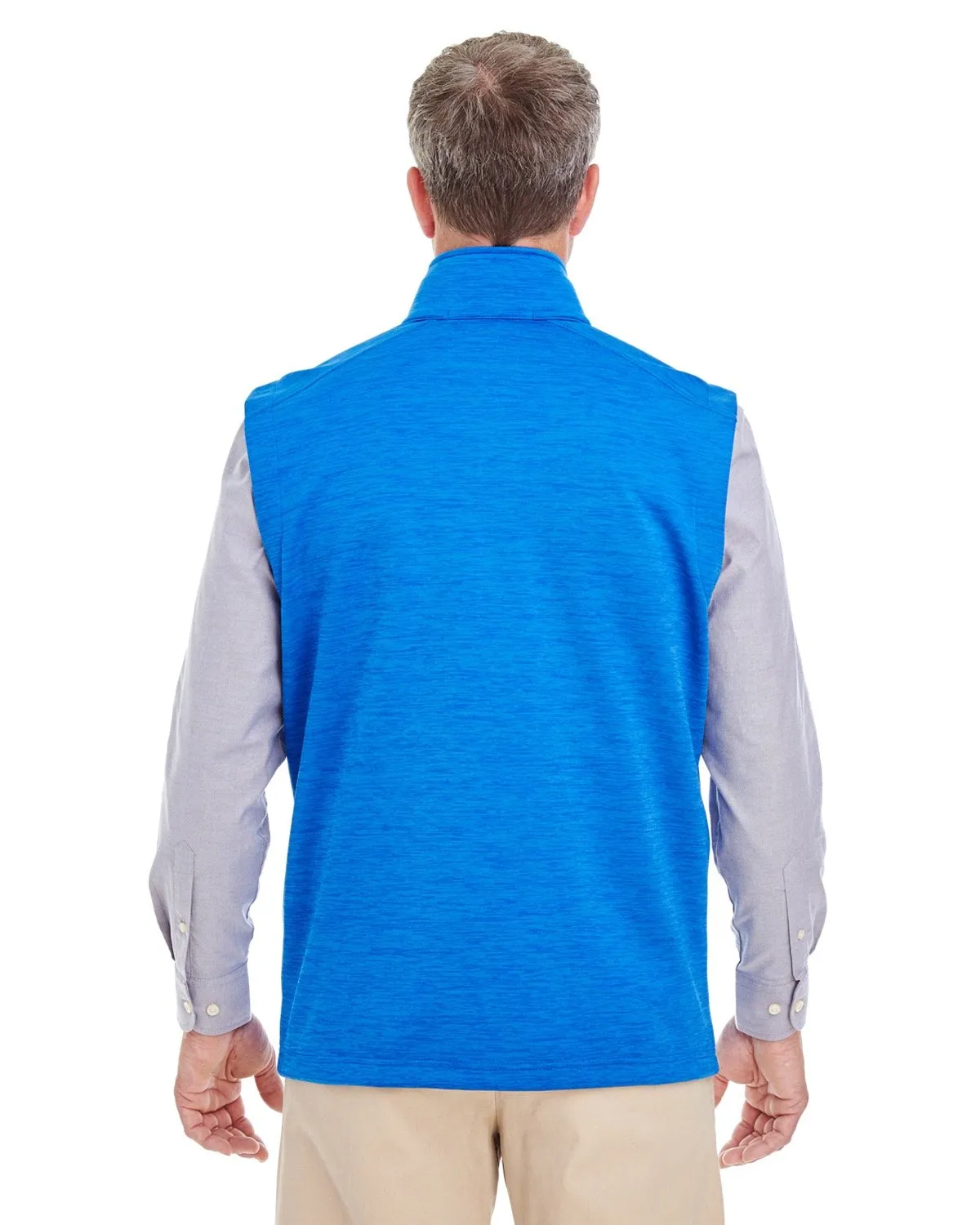 Devon & Jones Men's Newbury Mélange Fleece Vest DG797