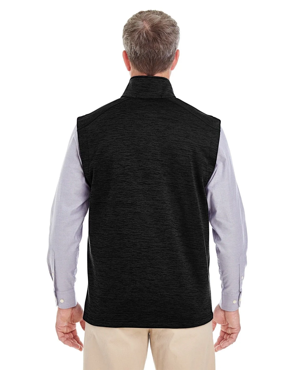 Devon & Jones Men's Newbury Mélange Fleece Vest DG797