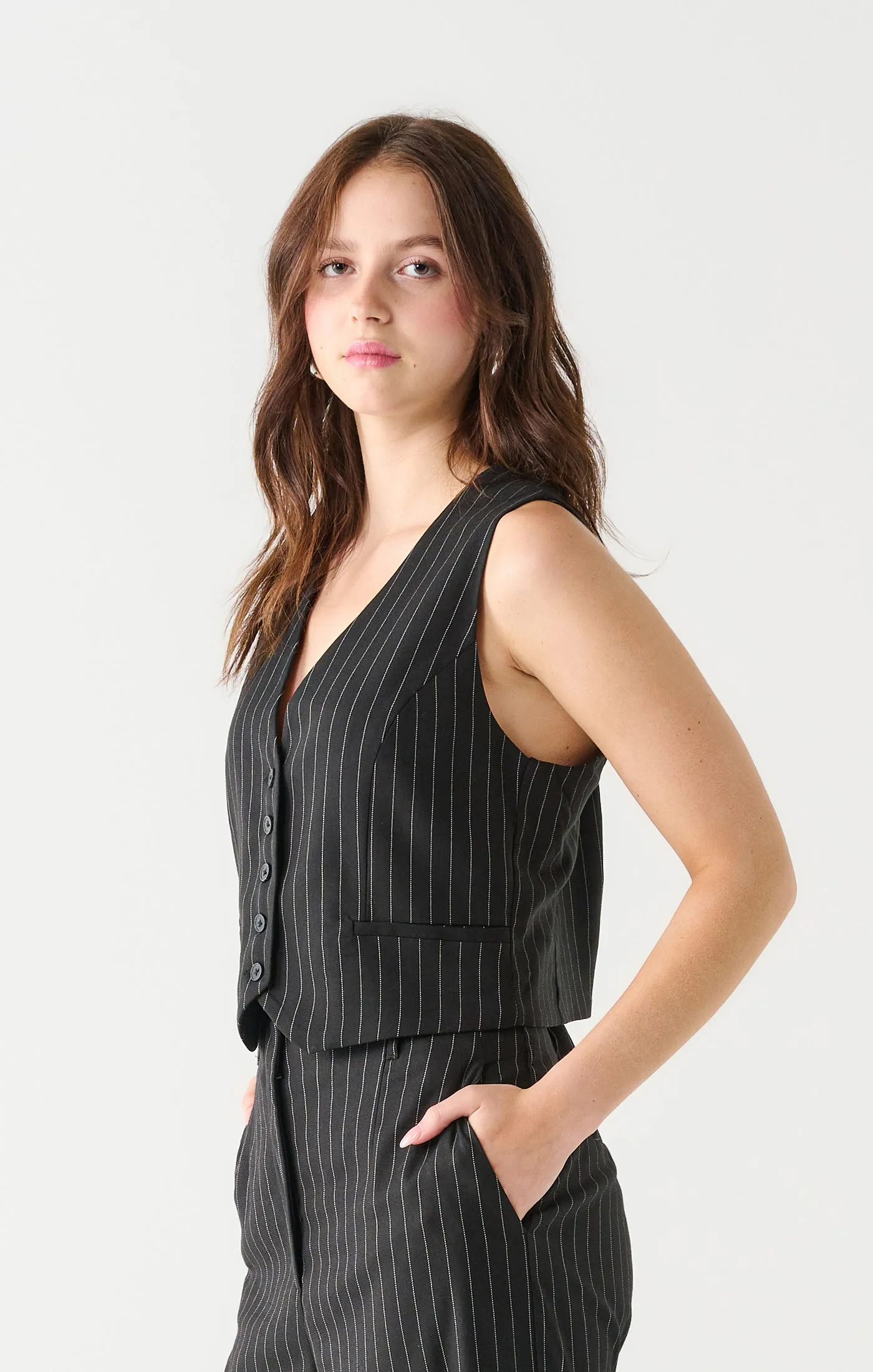 Dex Inaya Button Front Vest