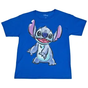 Disney Stitch Character Sketch Style Art Youth T-Shirt