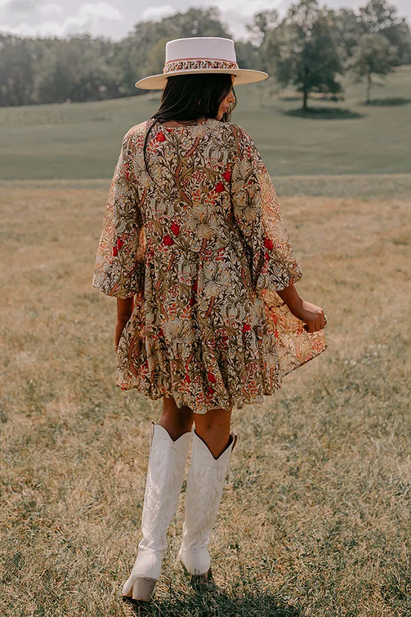 Dreaming Of Soho Floral Mini Dress