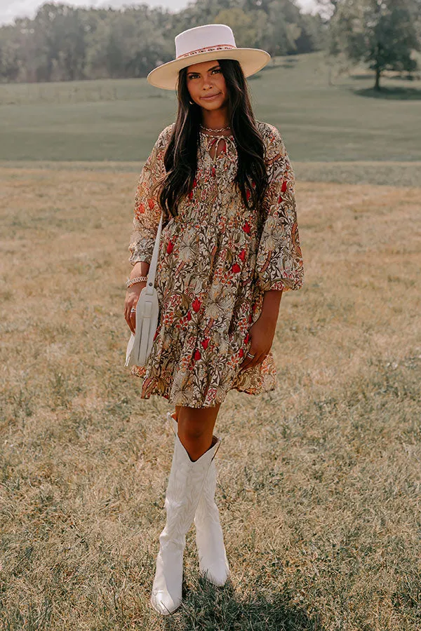 Dreaming Of Soho Floral Mini Dress