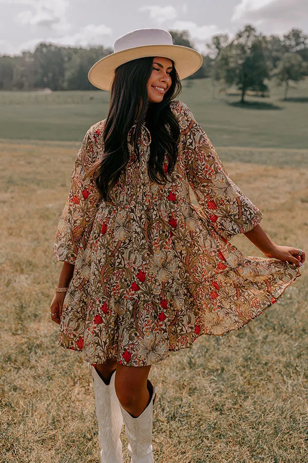 Dreaming Of Soho Floral Mini Dress