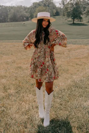 Dreaming Of Soho Floral Mini Dress