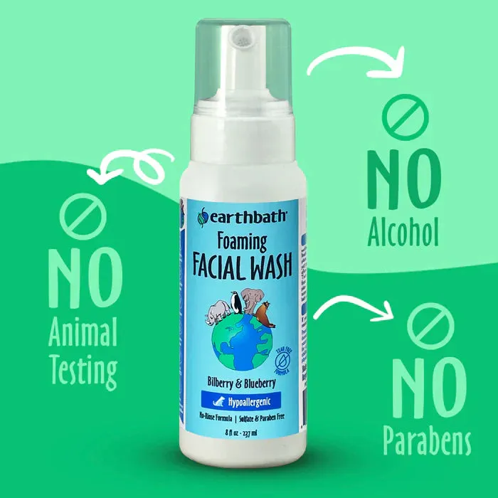 Earthbath Foaming Facial Wash for Dogs & Cats (8 oz.)