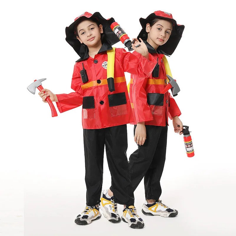 Fire Fighter Costume Dress For kids