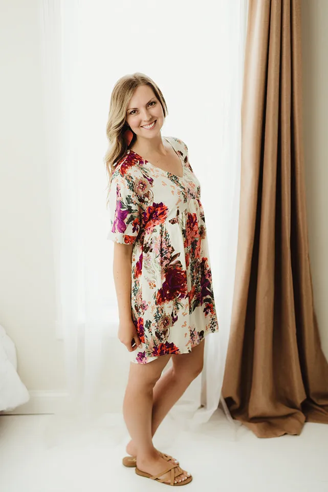 Floral Printed Babydoll