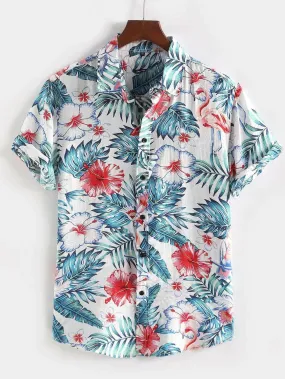 Floral Vacation Short Sleeve Shirt