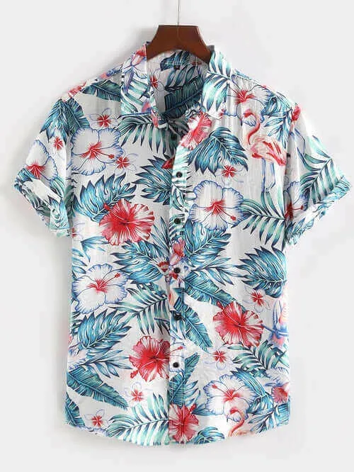 Floral Vacation Short Sleeve Shirt