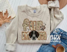 Fur Mom German Pointer Dog  Sweatshirt  - Natural Stone