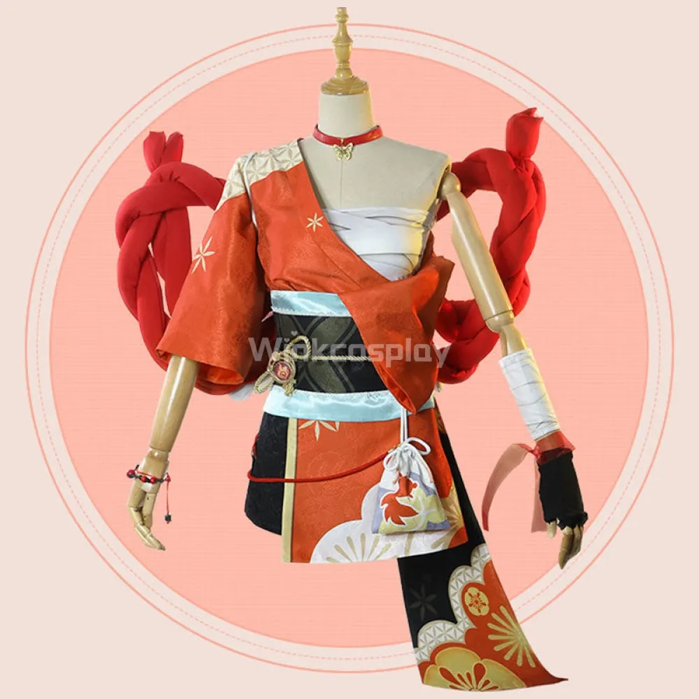 Genshin Impact Yoimiya Halloween Cosplay Costume