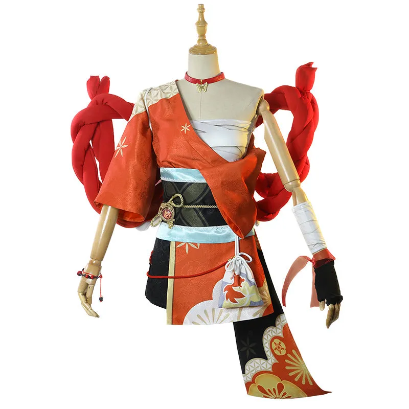 Genshin Impact Yoimiya Halloween Cosplay Costume