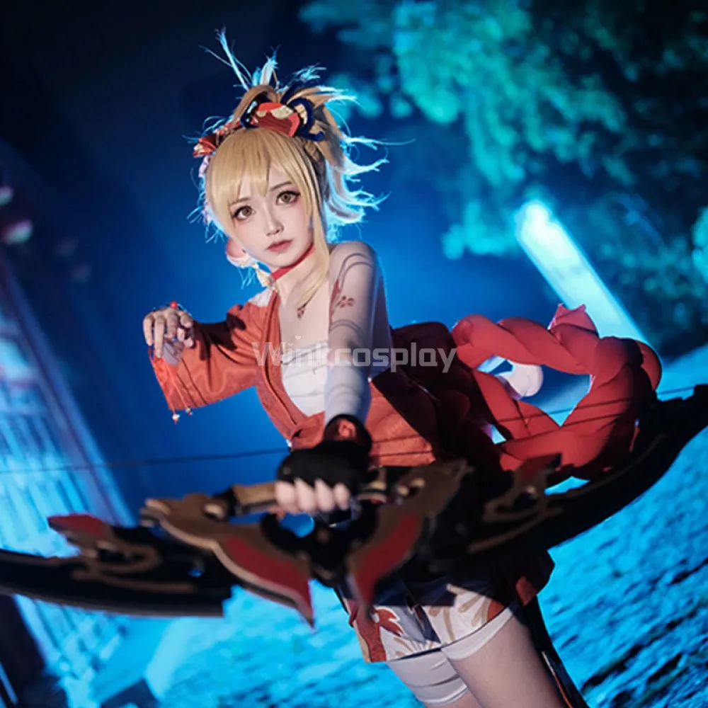 Genshin Impact Yoimiya Halloween Cosplay Costume