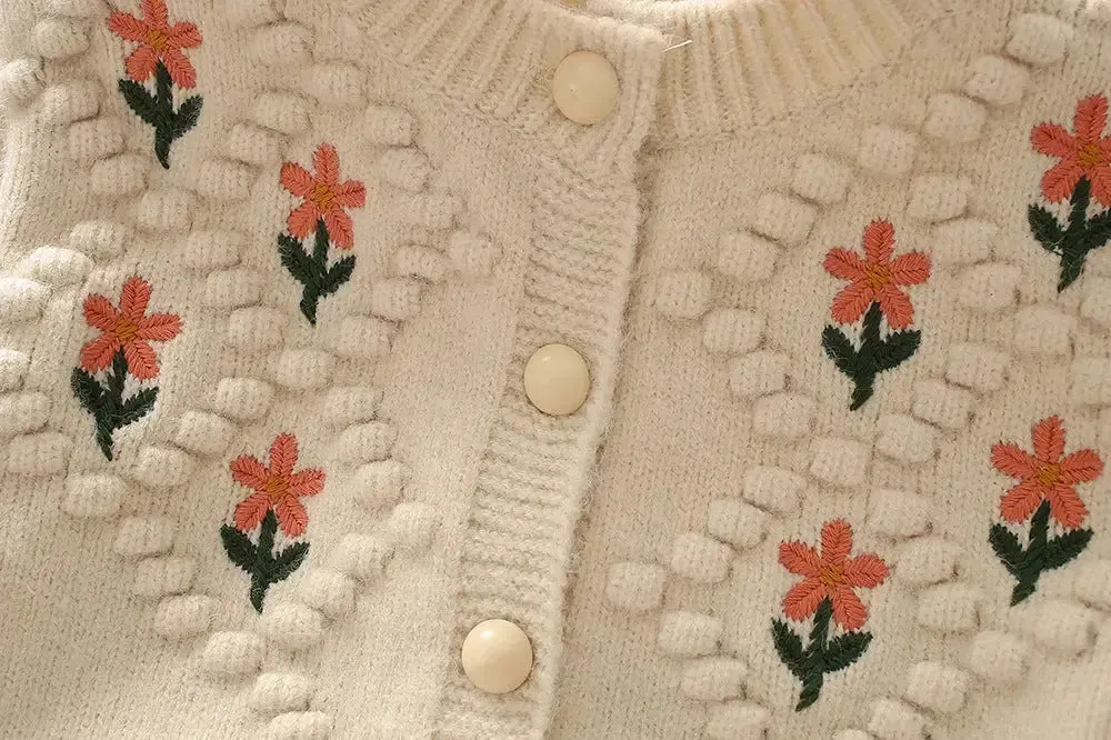 Girls' Fashion Knitted Cardigan