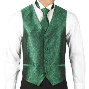 Green Paisley Vest