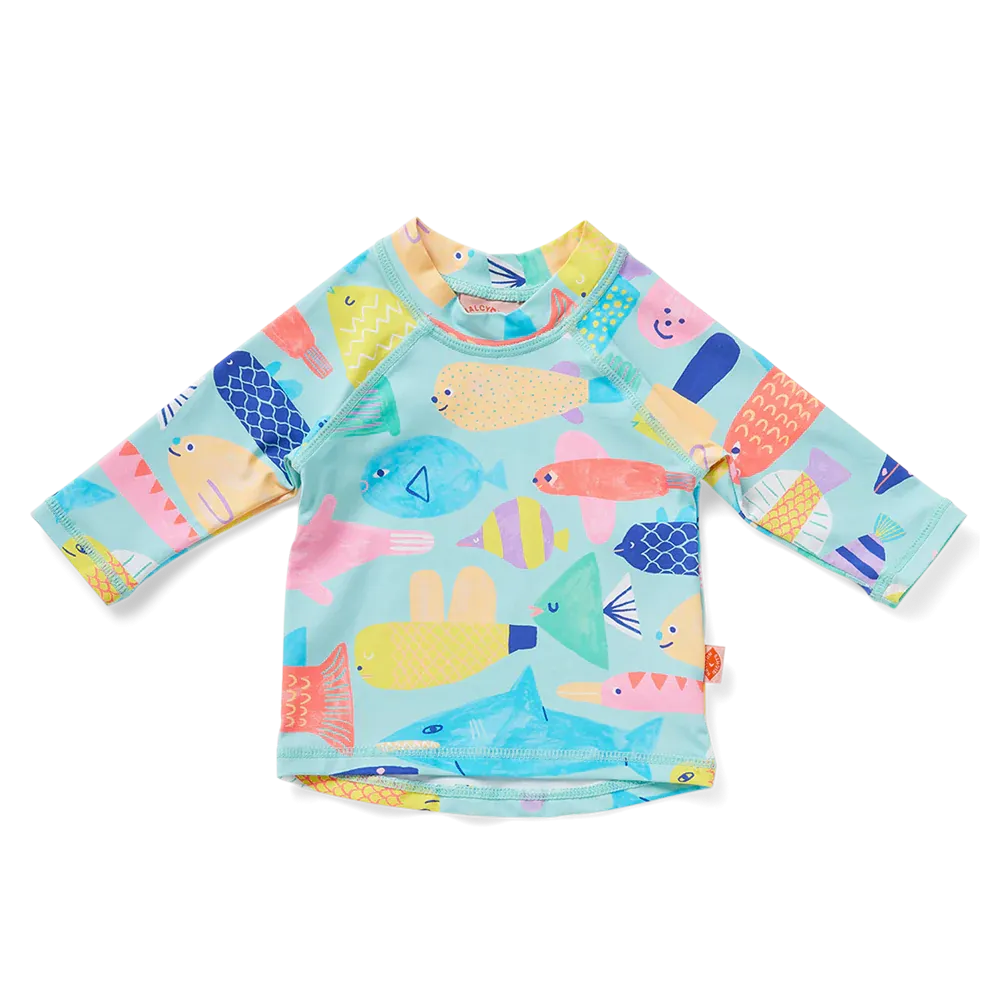 HALCYON NIGHTS LONG SLEEVE RASH VEST RAINBOW REEF