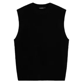 Hardy Knitted Vest Black - AW24