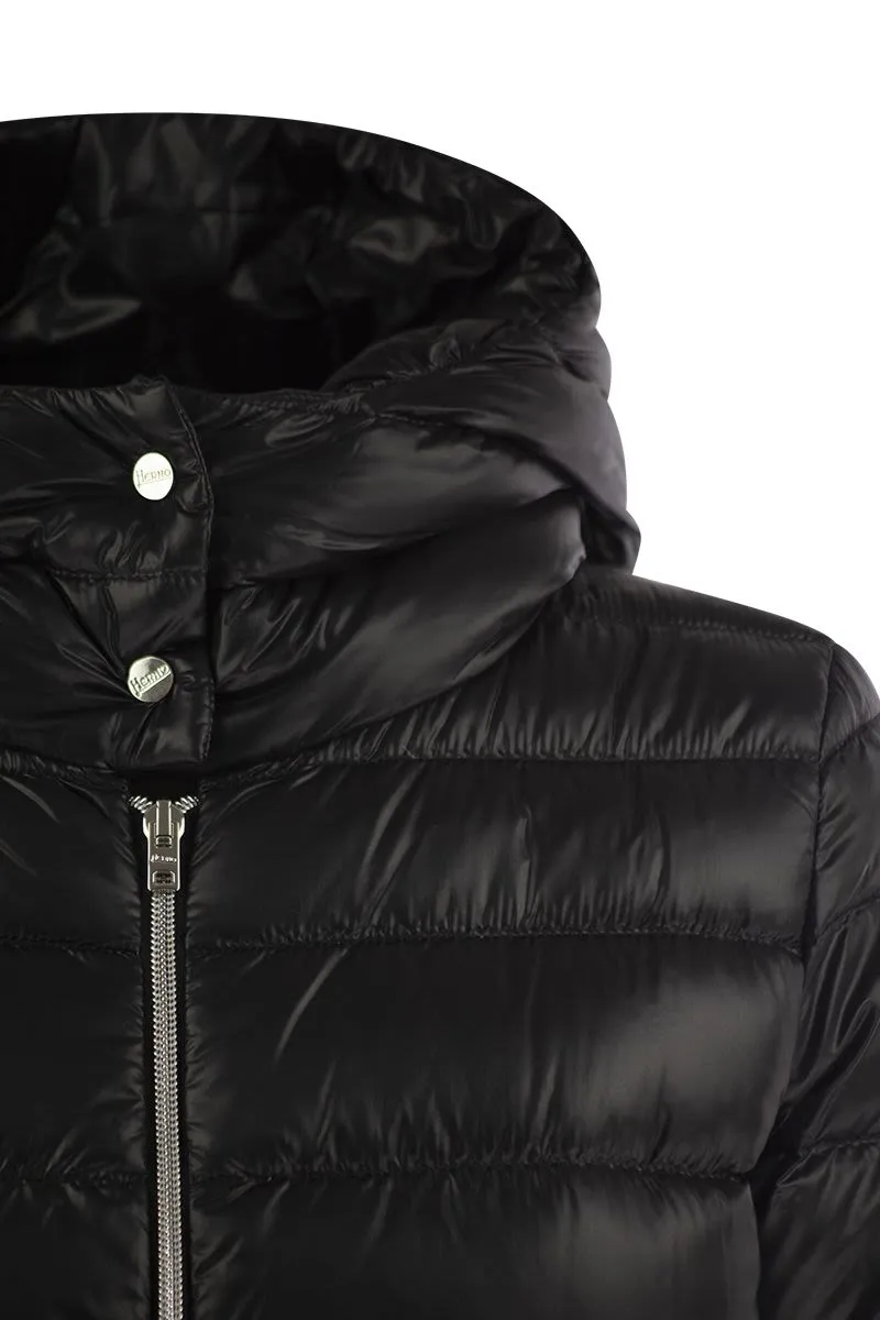 HERNO Luxury Ultralight Hooded Bomber Jacket