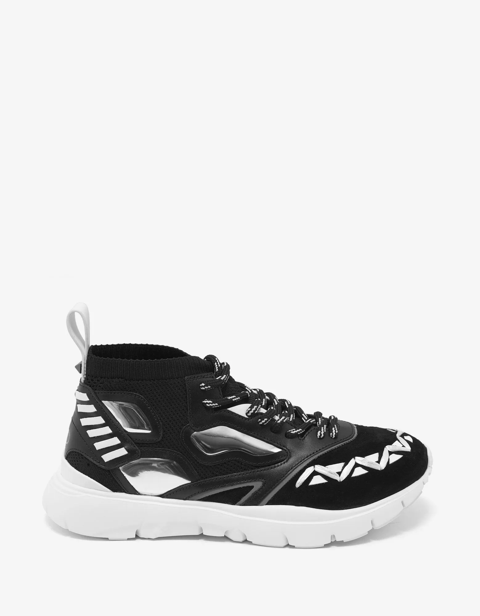 Heroes Reflex Black High Top Trainers