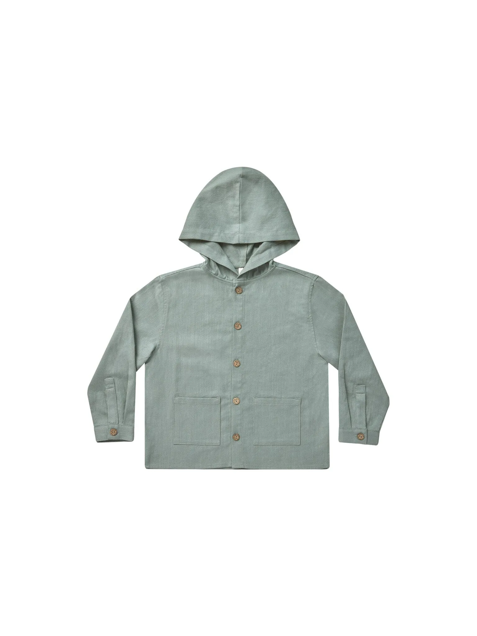 Hooded Overshirt | Aqua