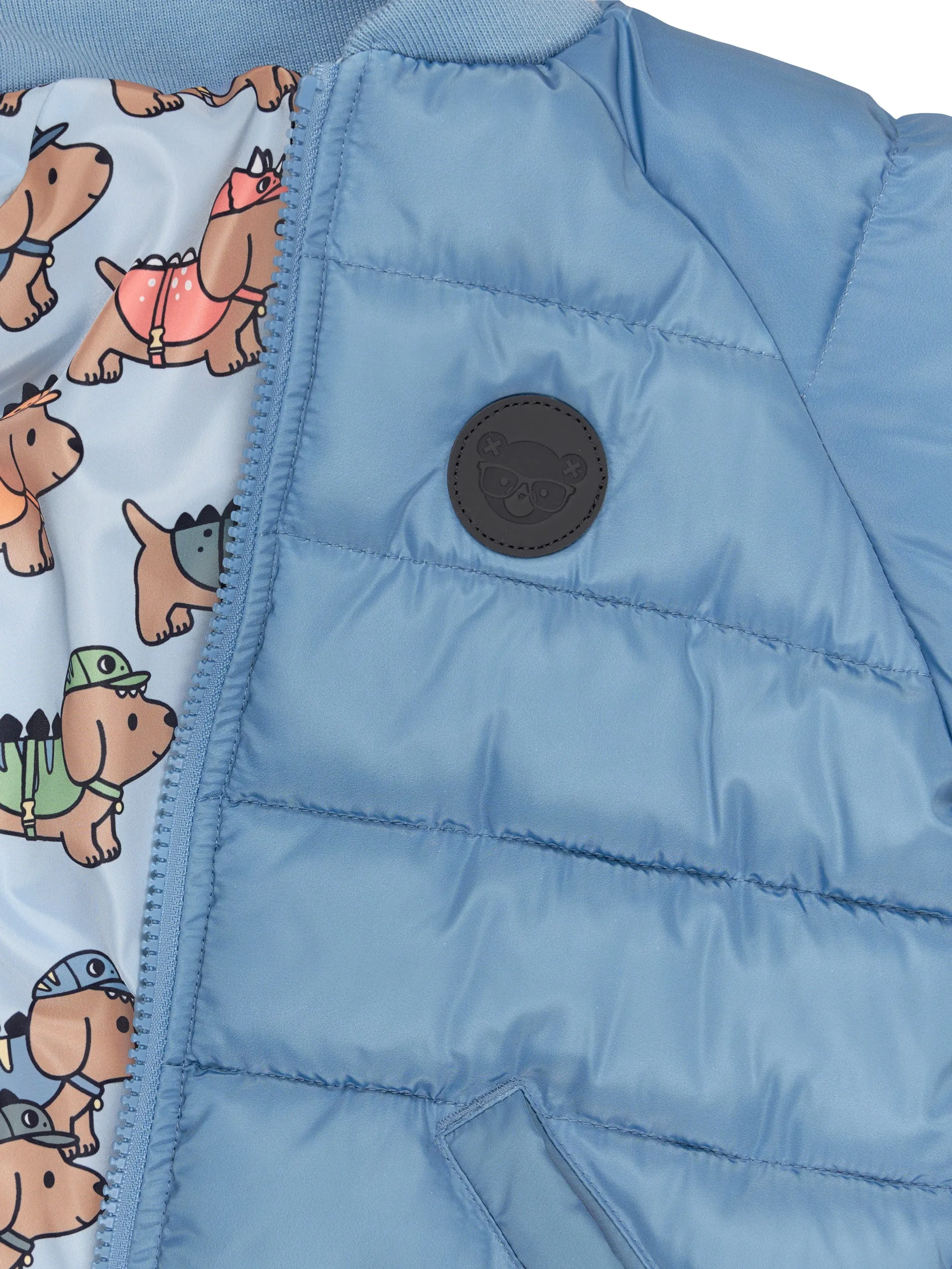 Huxbaby Dino Dog Reversible Bomber