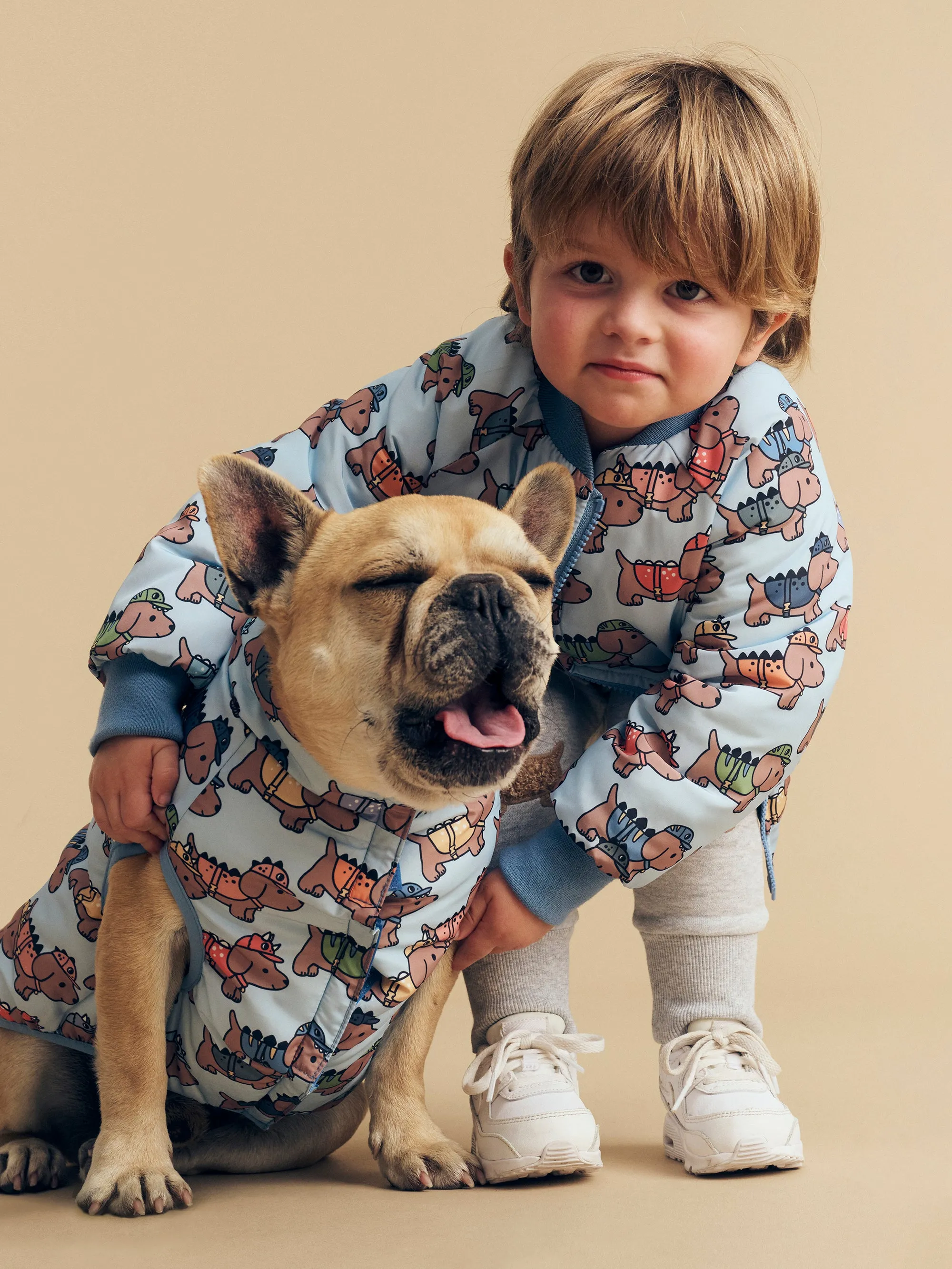 Huxbaby Dino Dog Reversible Bomber