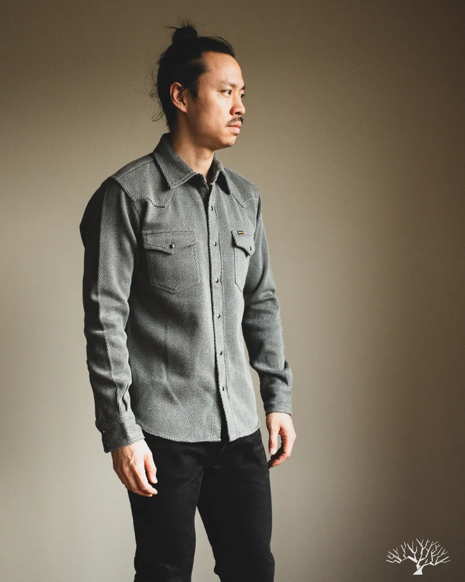 IHSH-254-GRY - Kersey Western Shirt - Grey