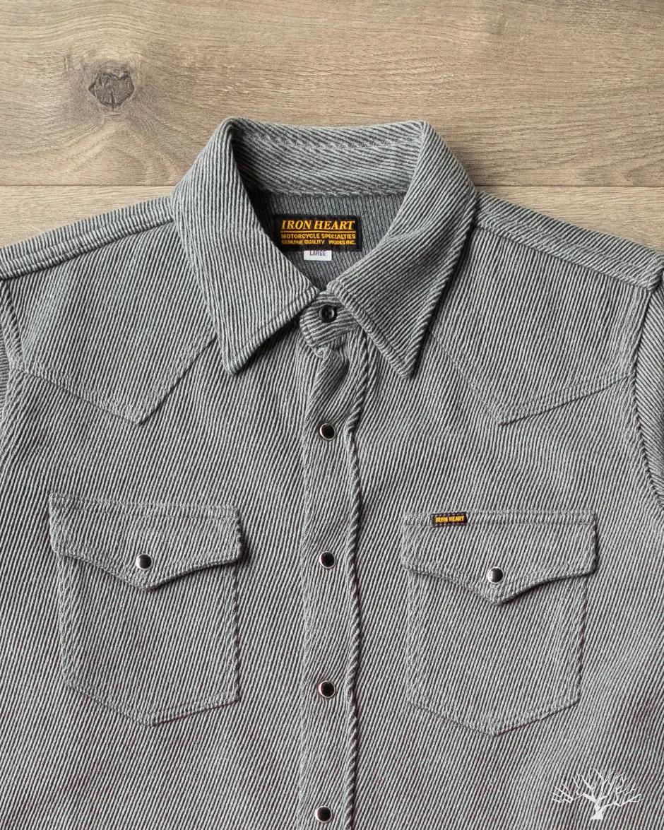 IHSH-254-GRY - Kersey Western Shirt - Grey