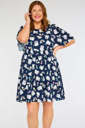 Jackson Caticorns Navy Dress