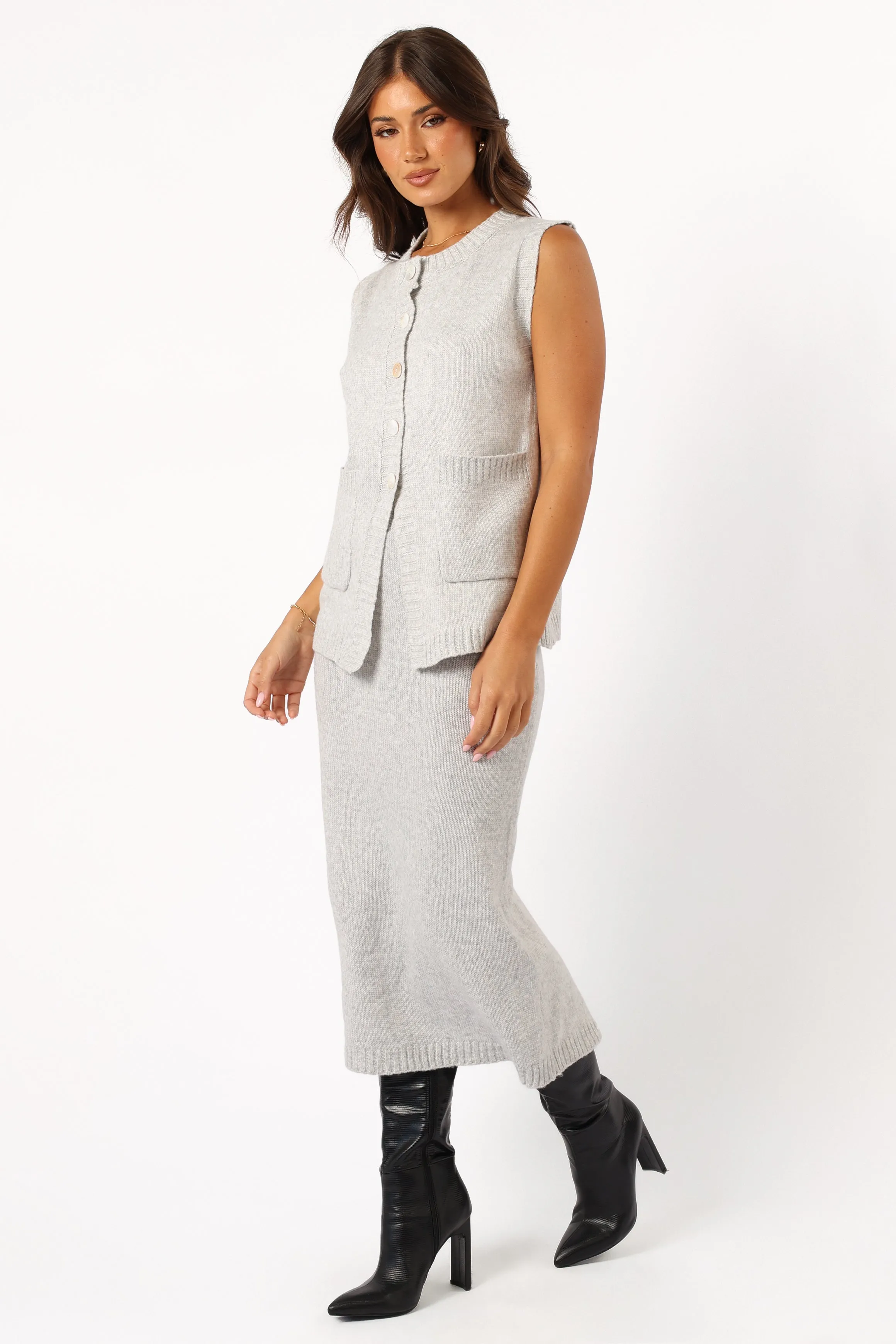 Kaplan Knitted Set - Grey