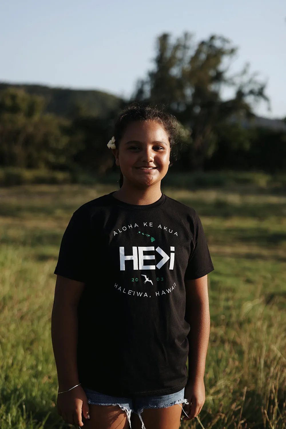 KID'S BIG GARAGE TEE IN BLACK