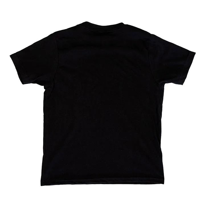 KID'S BIG GARAGE TEE IN BLACK