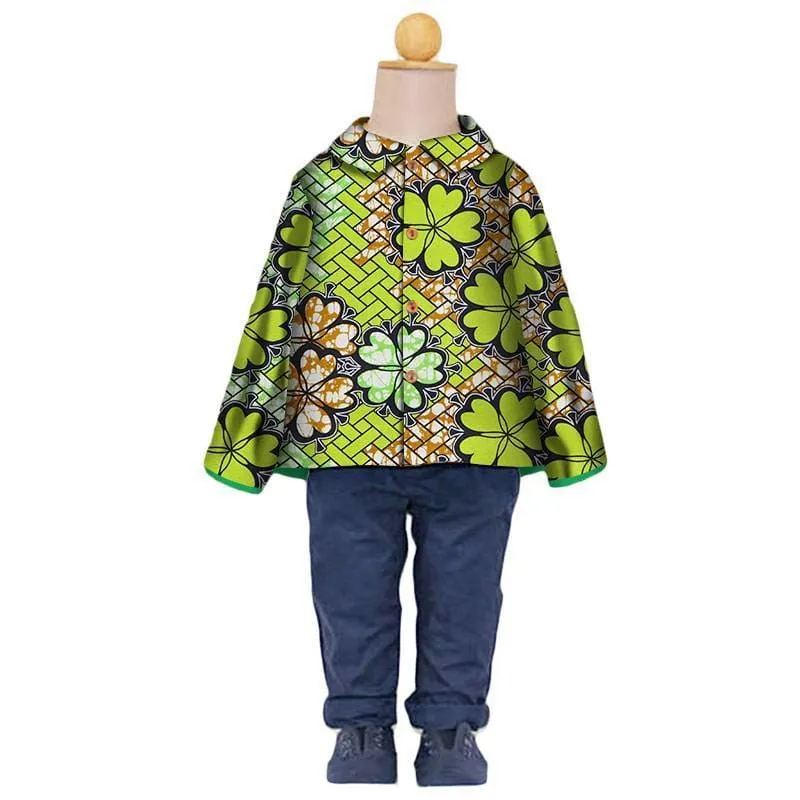 Kid's Cotton Printed Coat