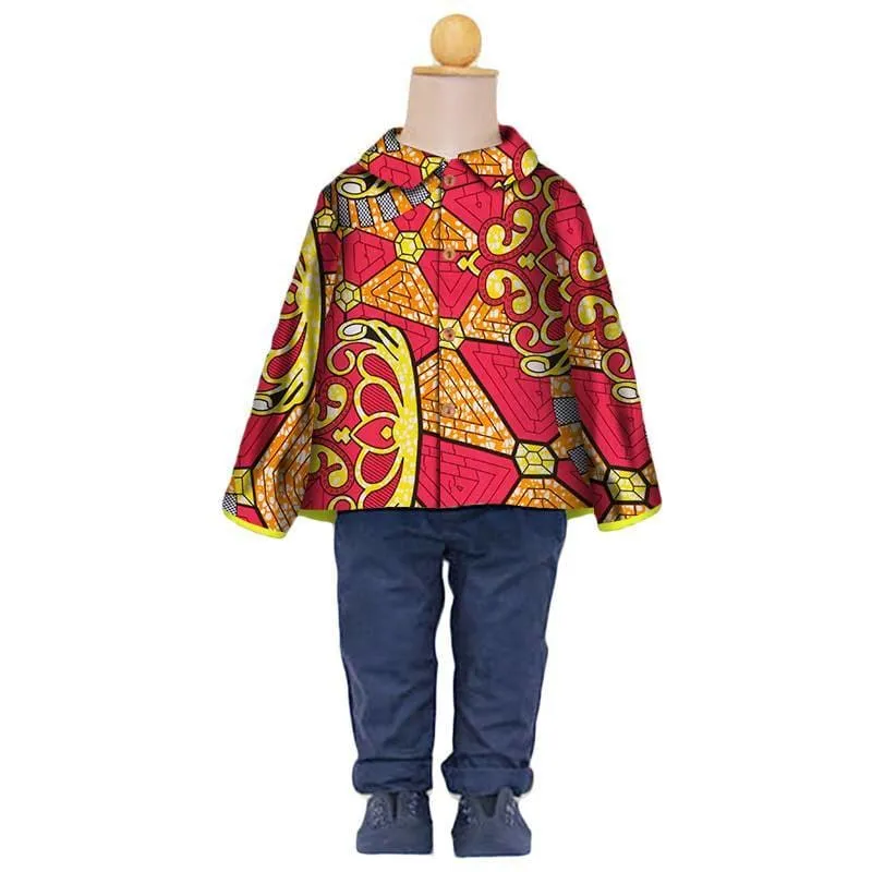 Kid's Cotton Printed Coat