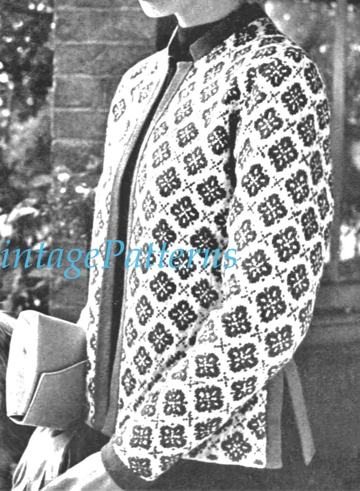 Knitted Ladies Jacket Pattern, Ladies Cardigan, Instant Download