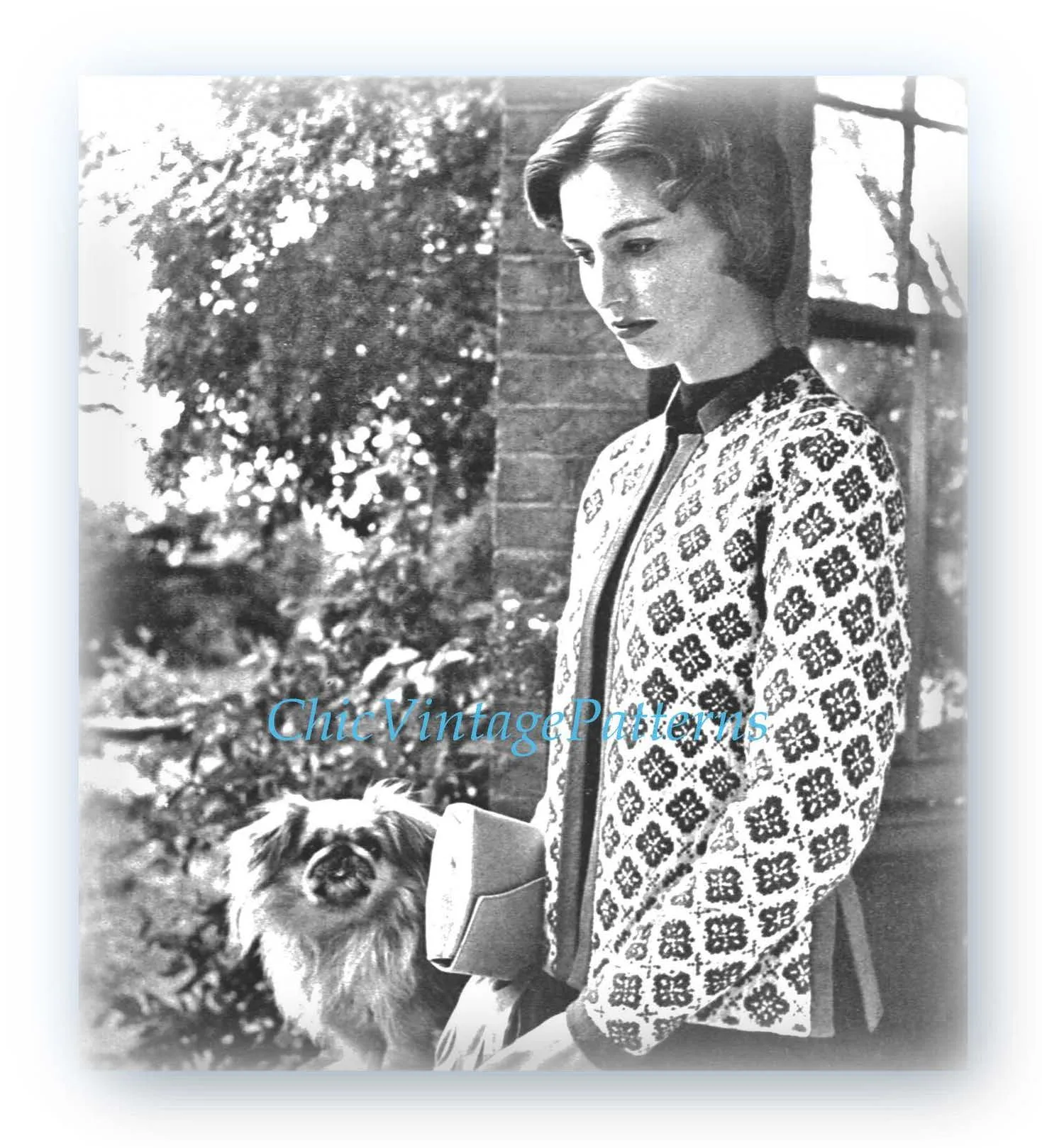 Knitted Ladies Jacket Pattern, Ladies Cardigan, Instant Download