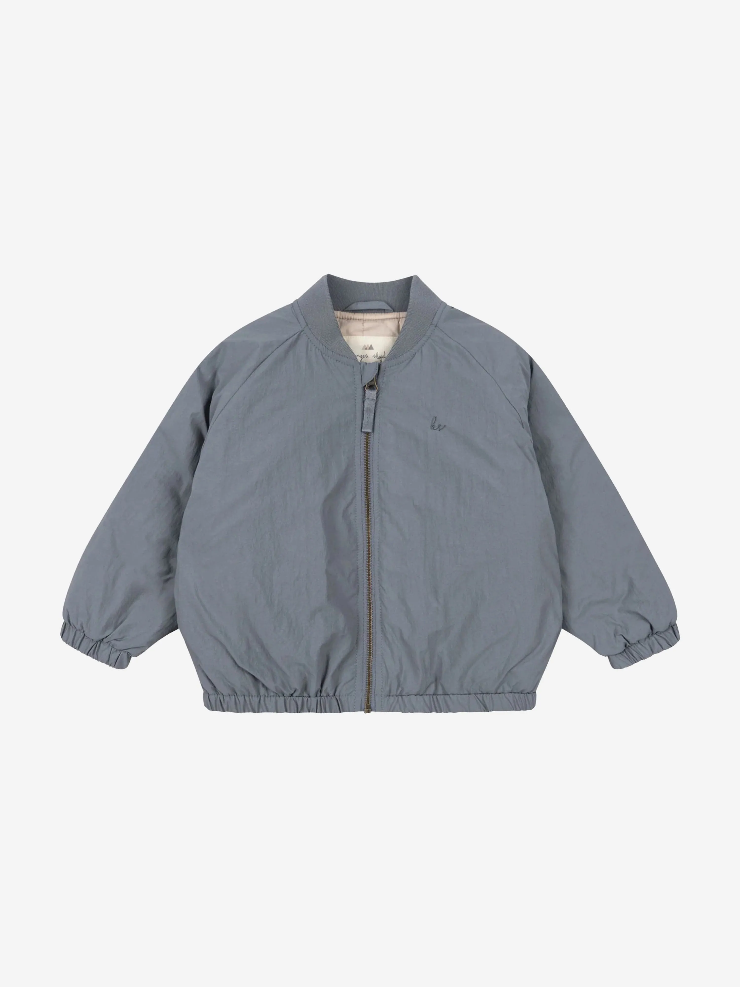 Konges Sløjd Kids Juno Swan Bomber Jacket in Blue