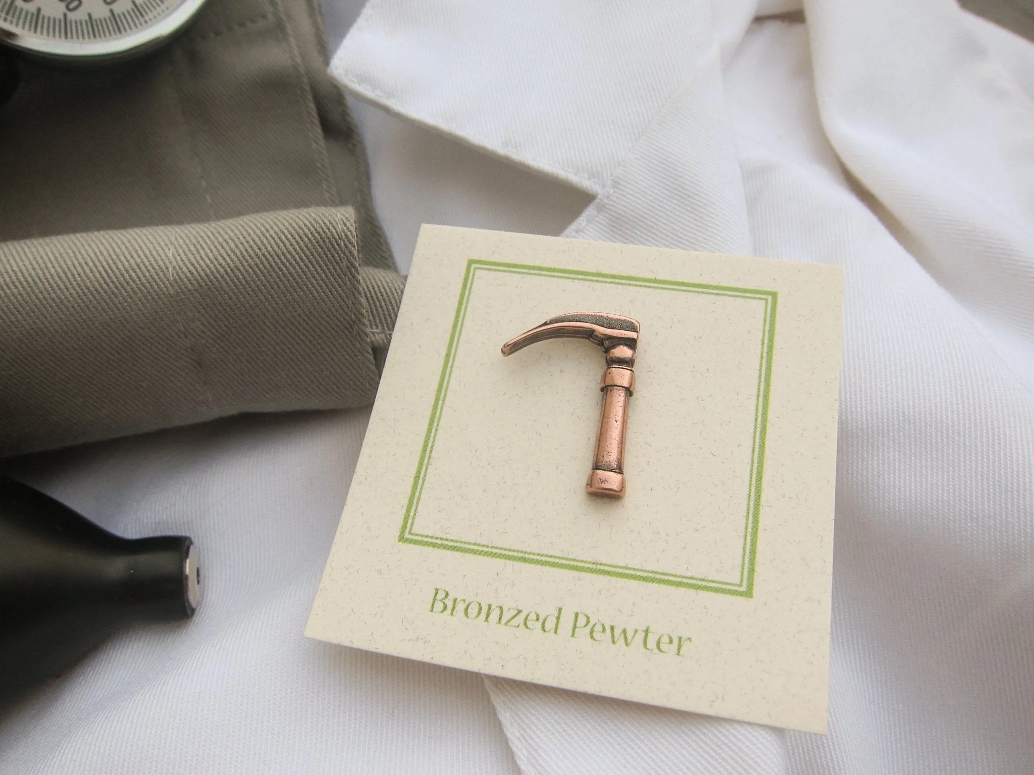 Laryngoscope Copper Lapel Pin