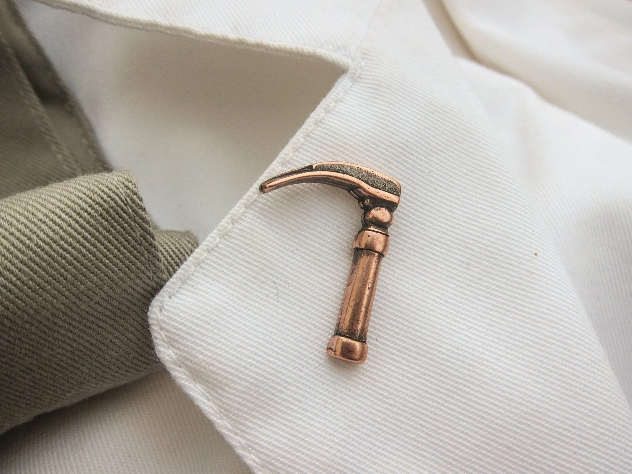 Laryngoscope Copper Lapel Pin