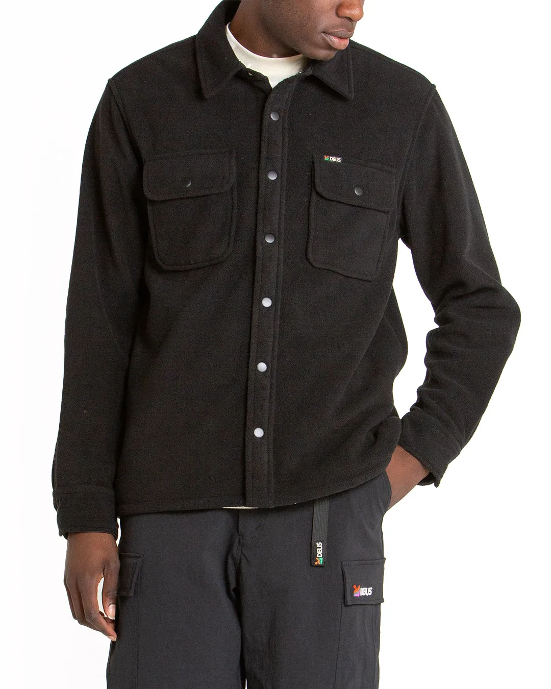 Luther Fleece Shirt - Black