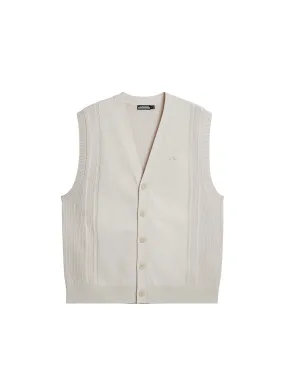 Markus Knitted Vest / Moonbeam