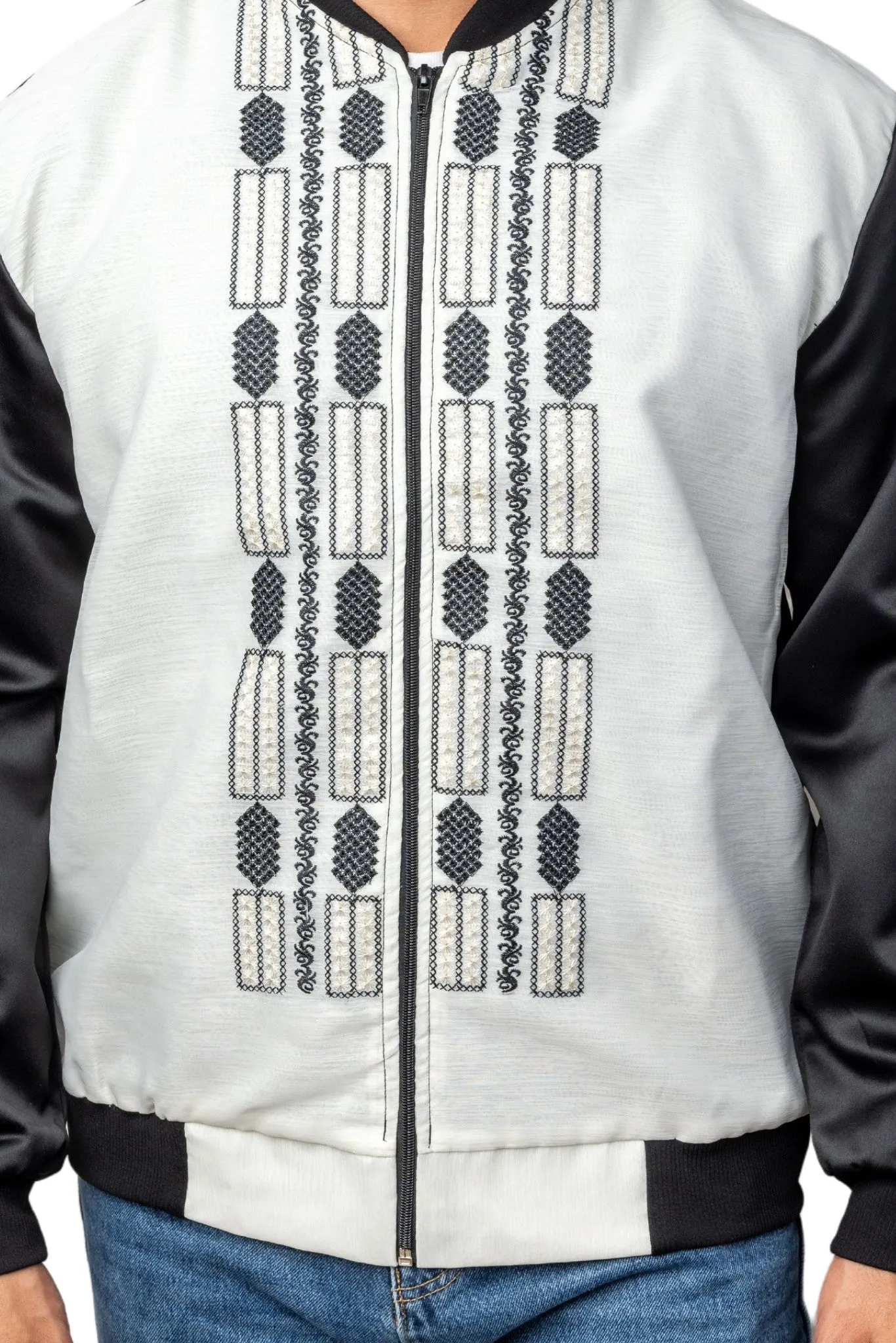 MB01 - Bomber Barong Tagalog Jacket