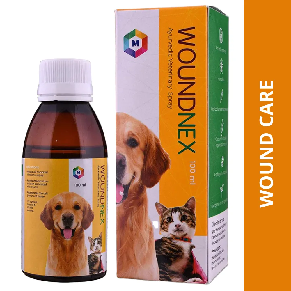 Medfly Healthcare Woundnex Spray for Dogs and Cats (100ml)