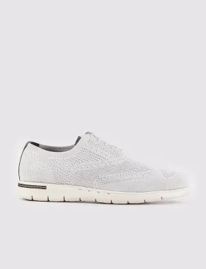 Men Light Grey Casual Knit Shoes