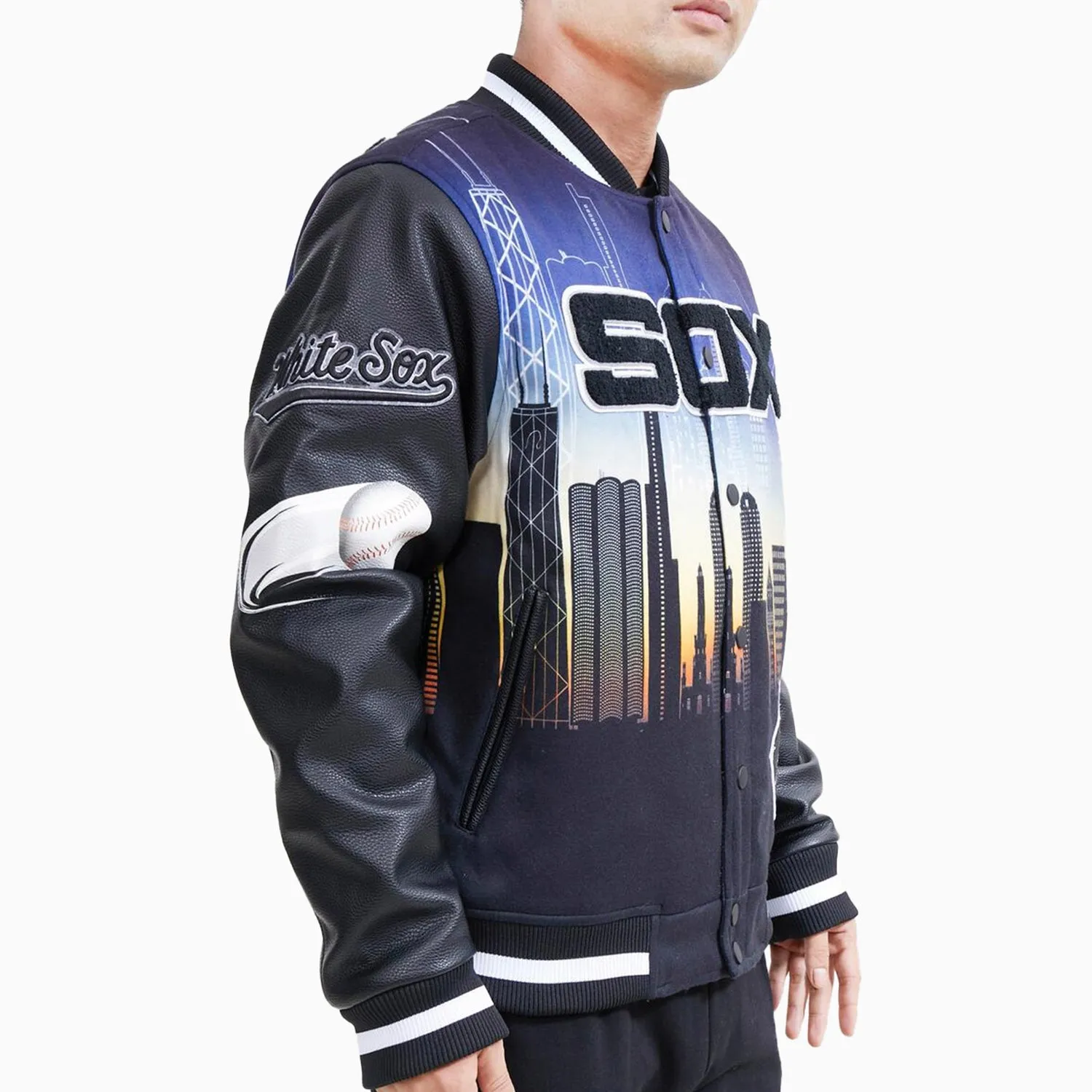 Men's Chicago White Sox Remix Varsity Jacket