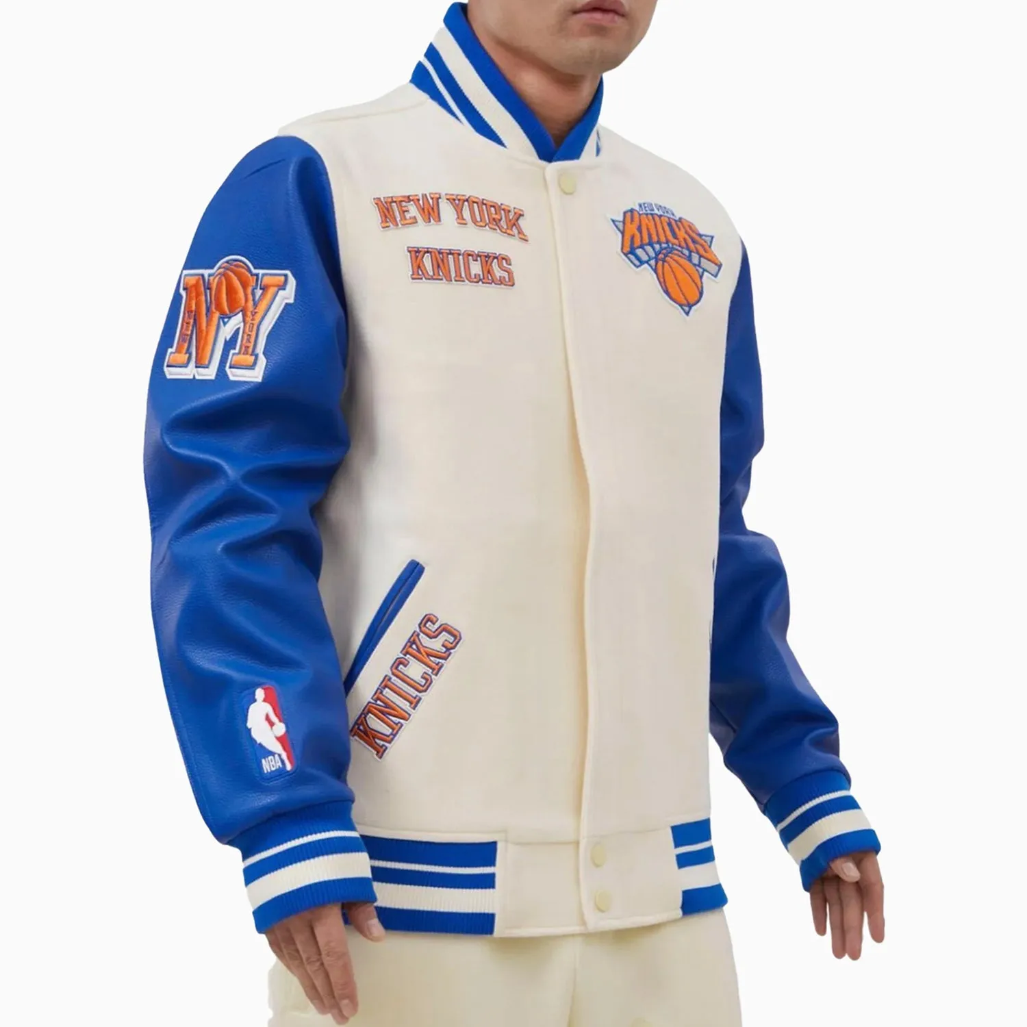 Men's Newyork Knicks NBA Wool Varsity Jacket