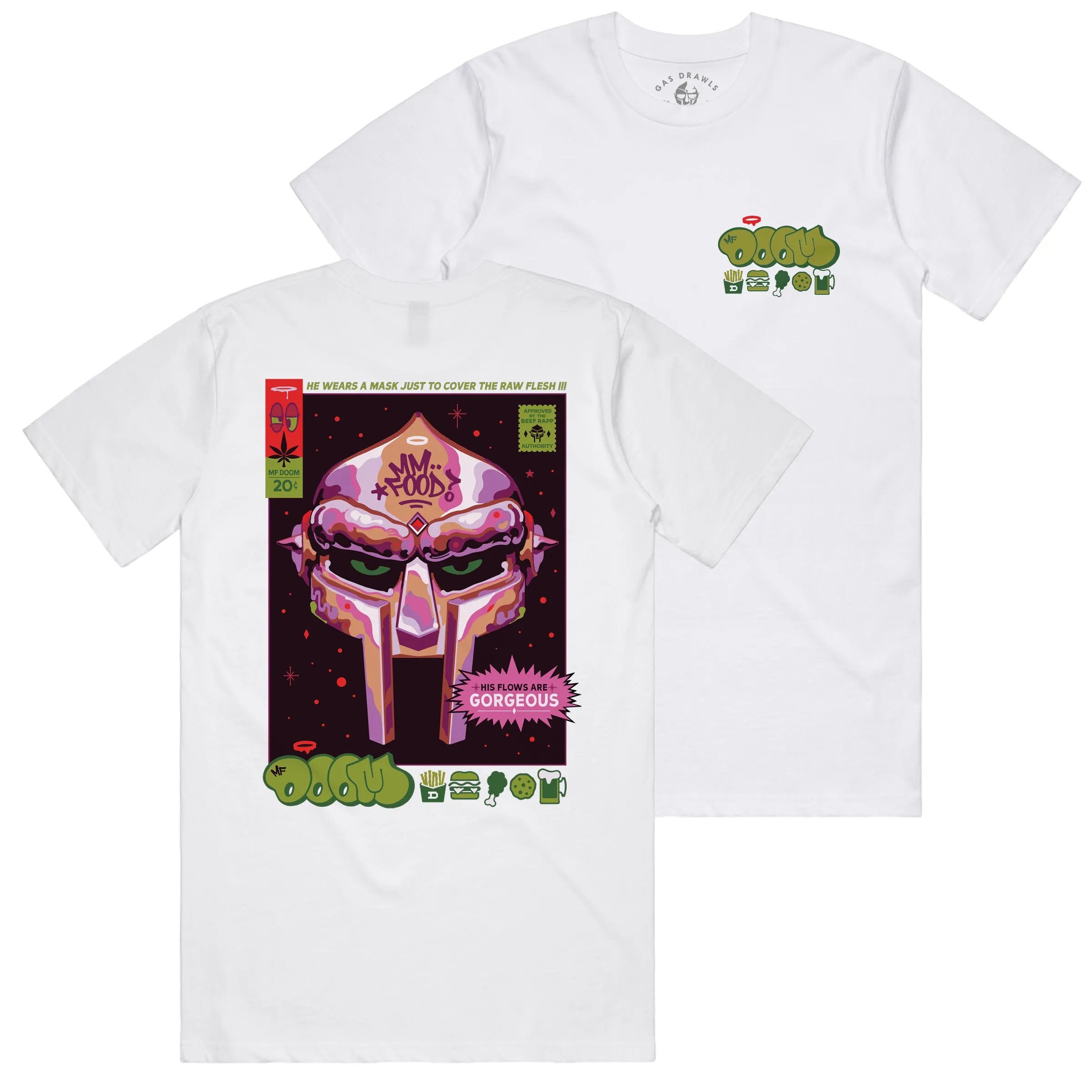 MF DOOM - Beef Rapp Shirt (White)