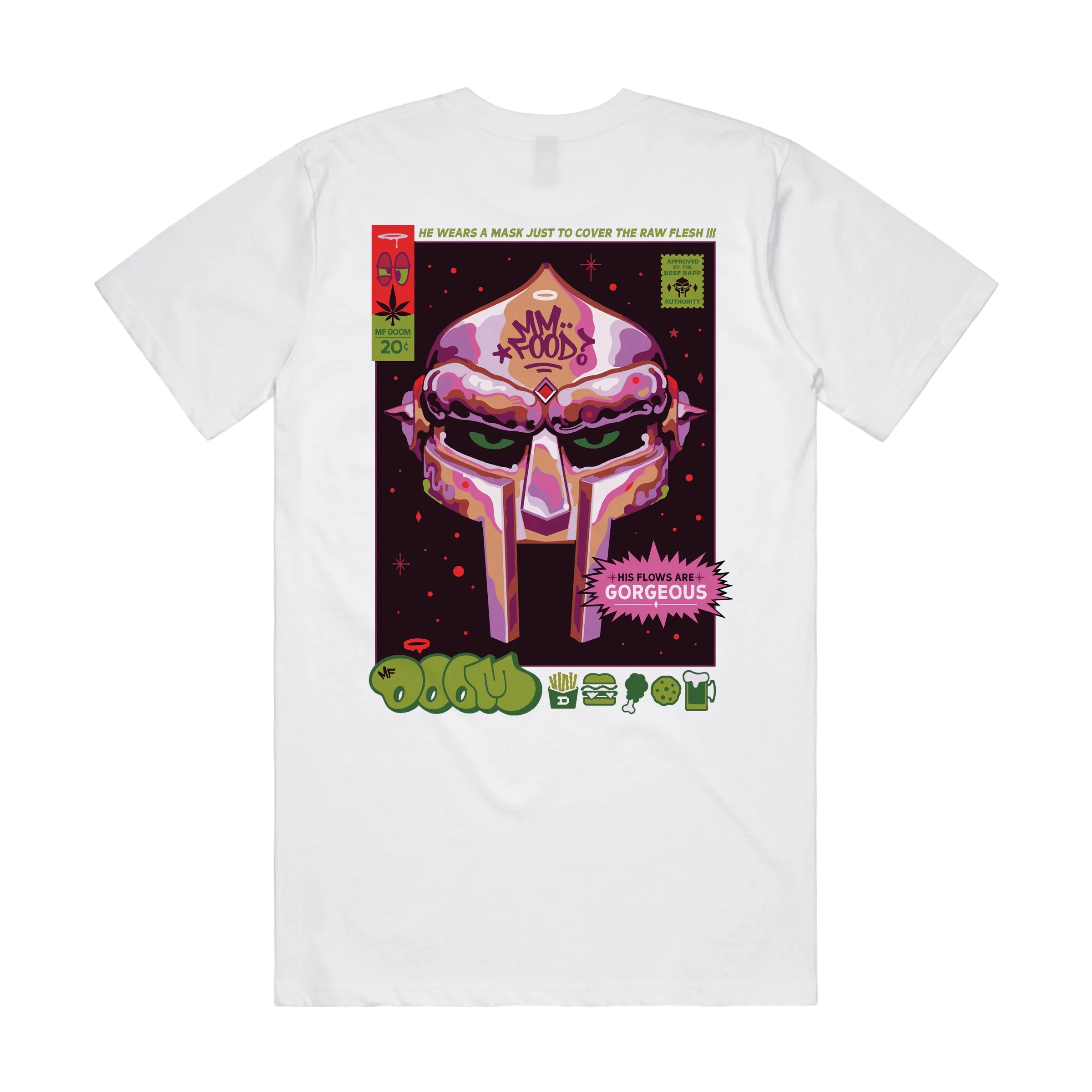 MF DOOM - Beef Rapp Shirt (White)