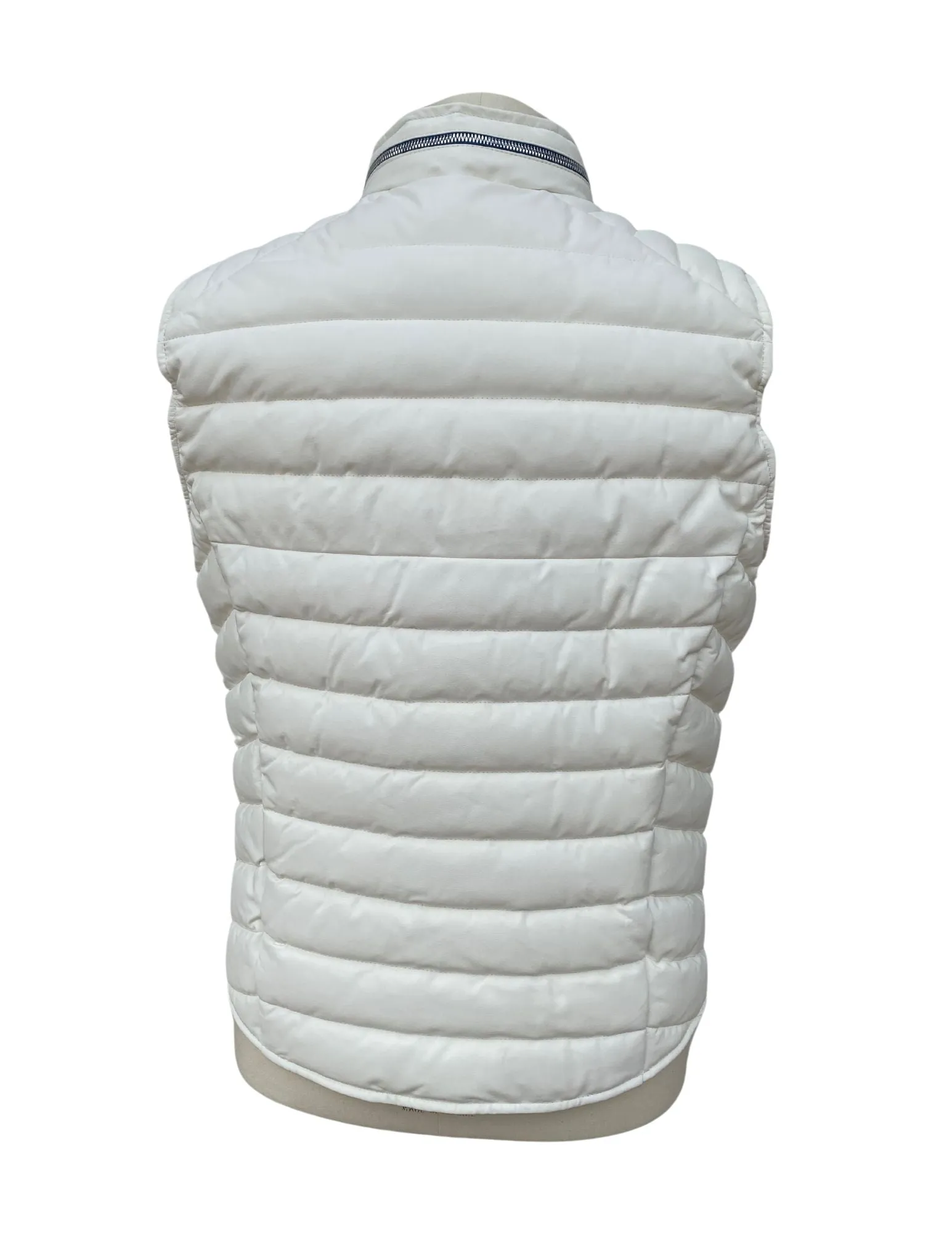 Monoposto Leather Vest | White