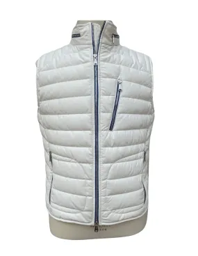 Monoposto Leather Vest | White